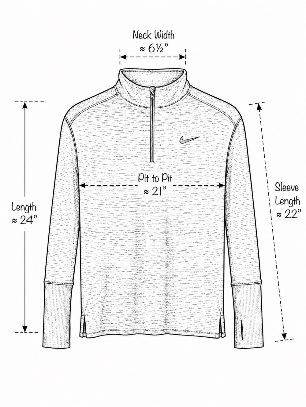 Nike Running Dri-FIT Track Top 1/4 Zip Size M Sage Green Athletic Sportswear - Picture 3 of 11